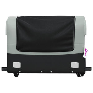 Carrello rimorchio trasporto biciclette 45 kg grigio ghisa 02_0044117