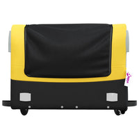 Carrello rimorchio trasporto biciclette 45 kg ferro giallo 02_0044149