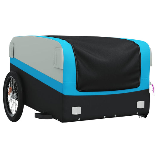 Carrello rimorchio trasporto biciclette 45 kg ferro blu 02_0044104