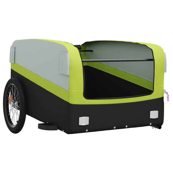 Carrello rimorchio trasporto biciclette 45 kg ferro verde 02_0044130