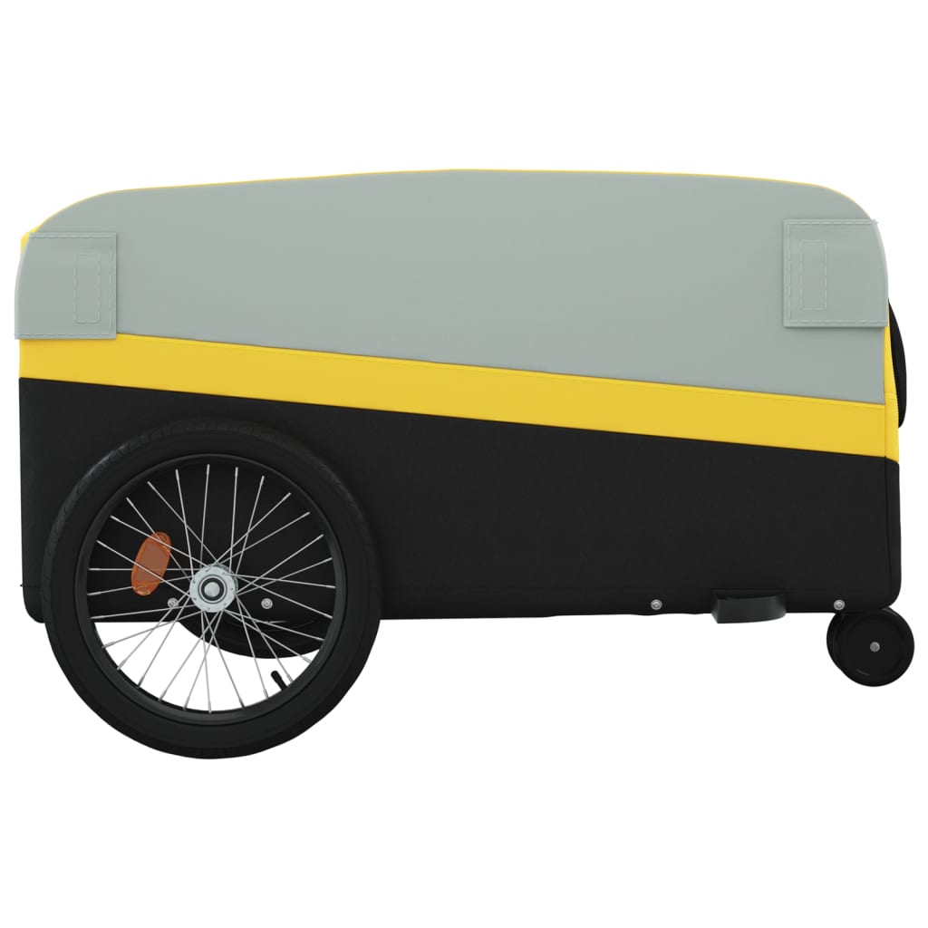 Carrello rimorchio trasporto biciclette 45 kg ferro giallo 02_0044147