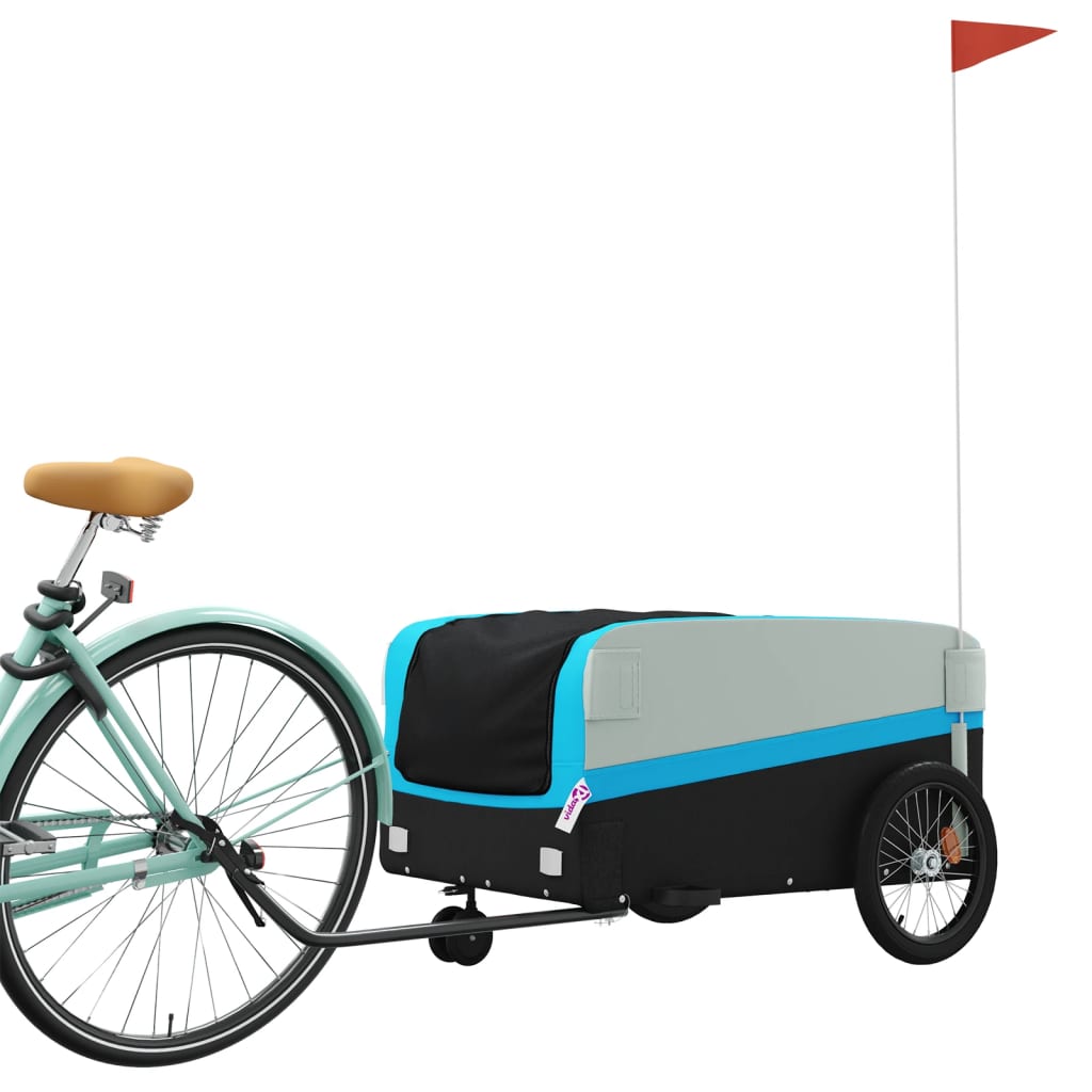 Carrello rimorchio trasporto biciclette 45 kg ferro blu 02_0044110