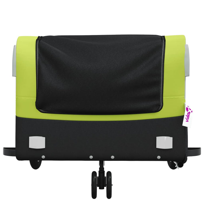 Carrello rimorchio trasporto biciclette 45 kg ferro verde 02_0044134