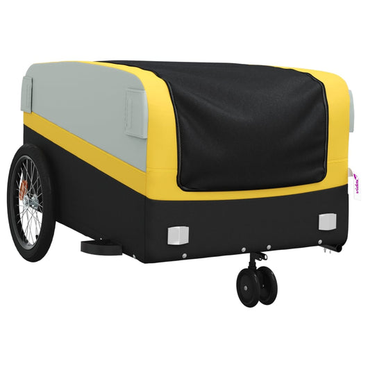 Carrello rimorchio trasporto biciclette 45 kg ferro giallo 02_0044151