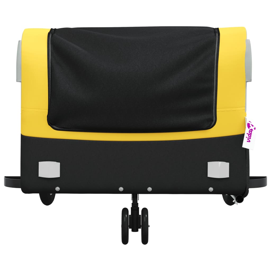 Carrello rimorchio trasporto biciclette 45 kg ferro giallo 02_0044151