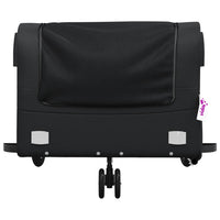 Carrello rimorchio trasporto biciclette 45 kg ferro nero 02_0044080