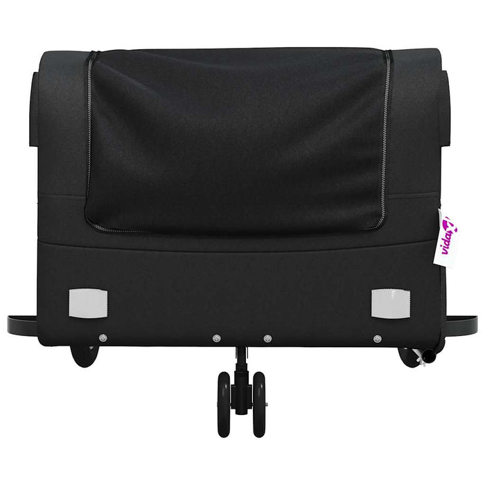 Rimorchio da Bici Nero 45 kg in Ferro 94073