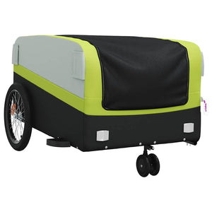 Rimorchio da Bici Nero e Verde 45 kg in Ferro 94074