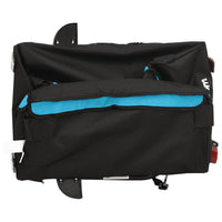 Rimorchio da Bici Nero e Blu 30 kg in Ferro 94079