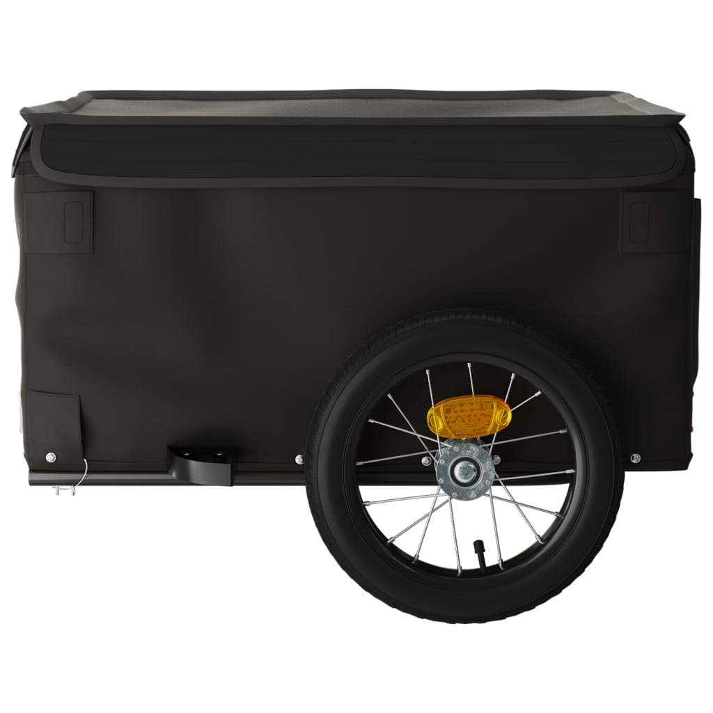 Rimorchio da Bici Nero 30 kg in Ferro