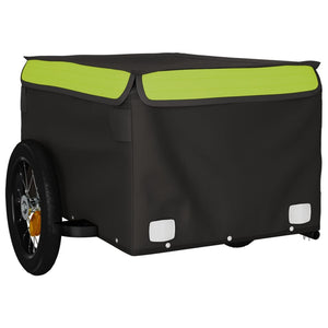 Carrello rimorchio trasporto biciclette 30 kg ferro verde 02_0044095