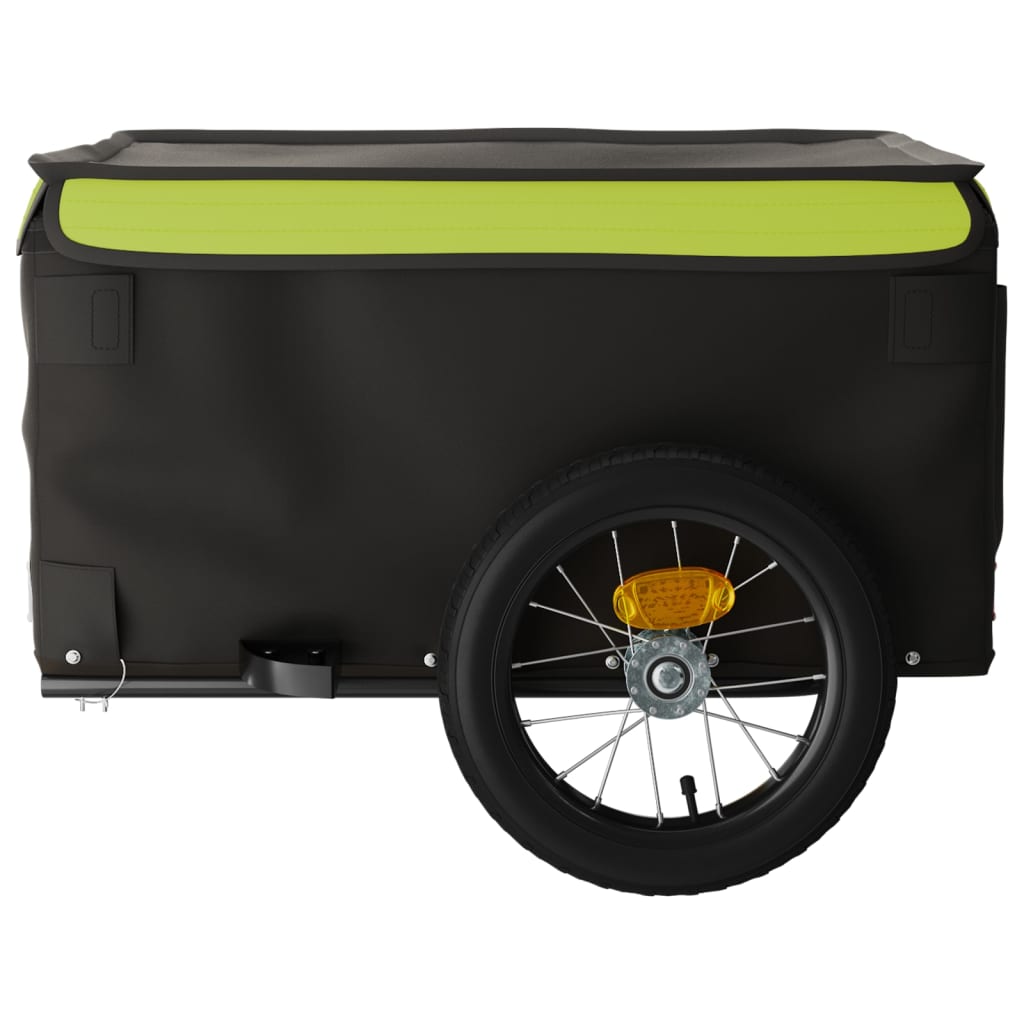 Carrello rimorchio trasporto biciclette 30 kg ferro verde 02_0044095