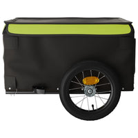 Carrello rimorchio trasporto biciclette 30 kg ferro verde 02_0044095