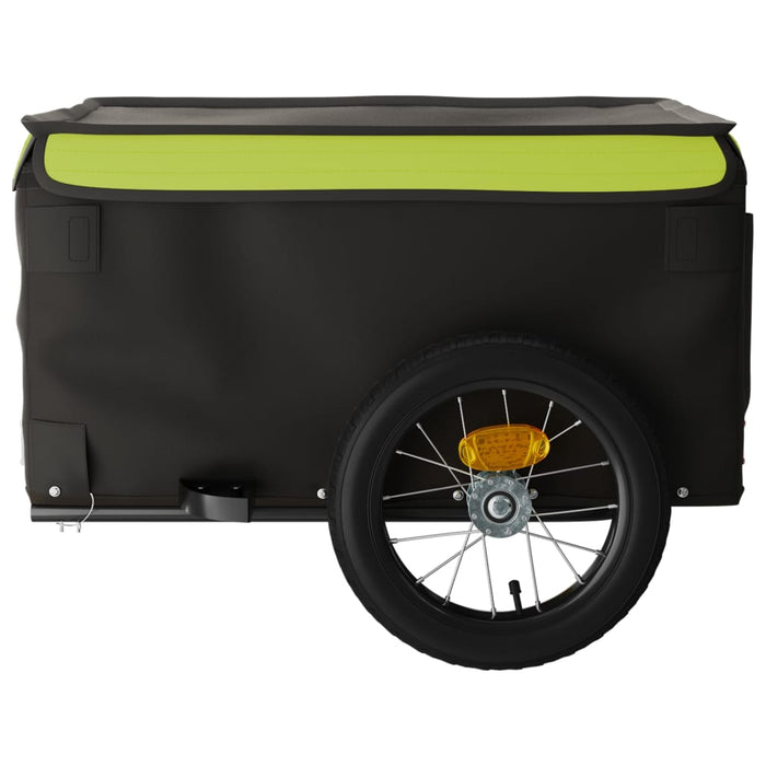 Carrello rimorchio trasporto biciclette 30 kg ferro verde 02_0044095