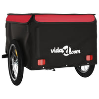 Carrello rimorchio trasporto biciclette 45 kg ferro rosso 02_0044183