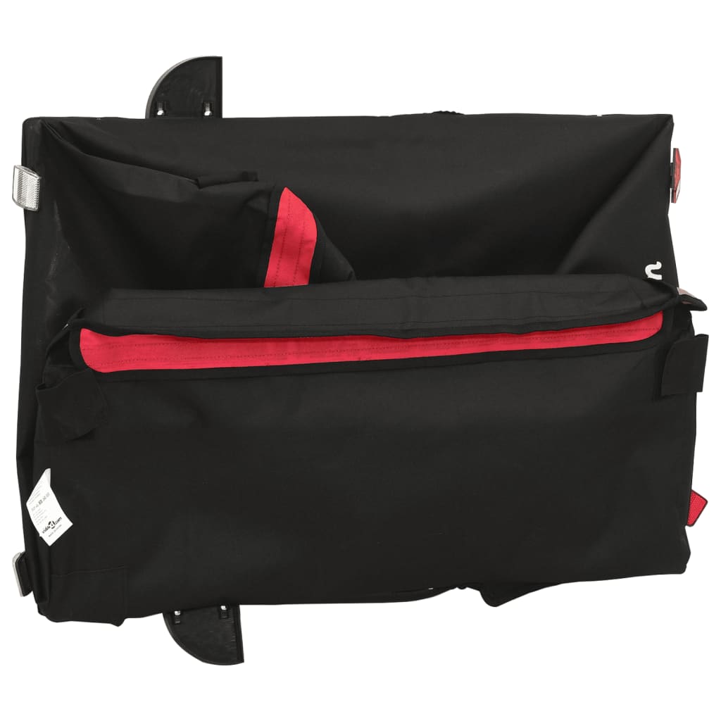 Carrello rimorchio trasporto biciclette 45 kg ferro rosso 02_0044183