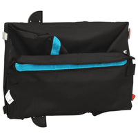 Rimorchio da Bici Nero e Blu 45 kg in Ferro 94086