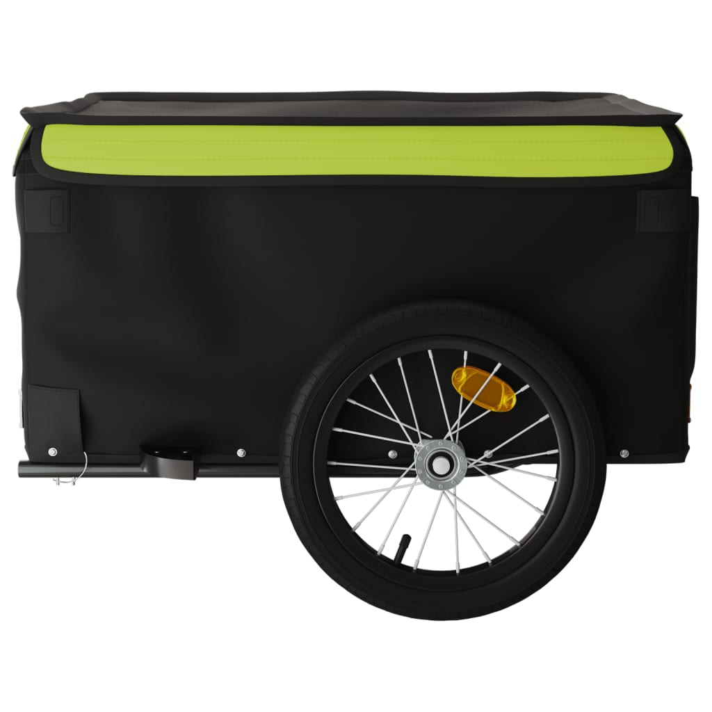 Carrello rimorchio trasporto biciclette 45 kg ferro verde 02_0044126