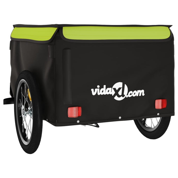 Carrello rimorchio trasporto biciclette 45 kg ferro verde 02_0044126