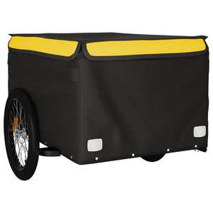 Carrello rimorchio trasporto biciclette 45 kg ferro giallo 02_0044148