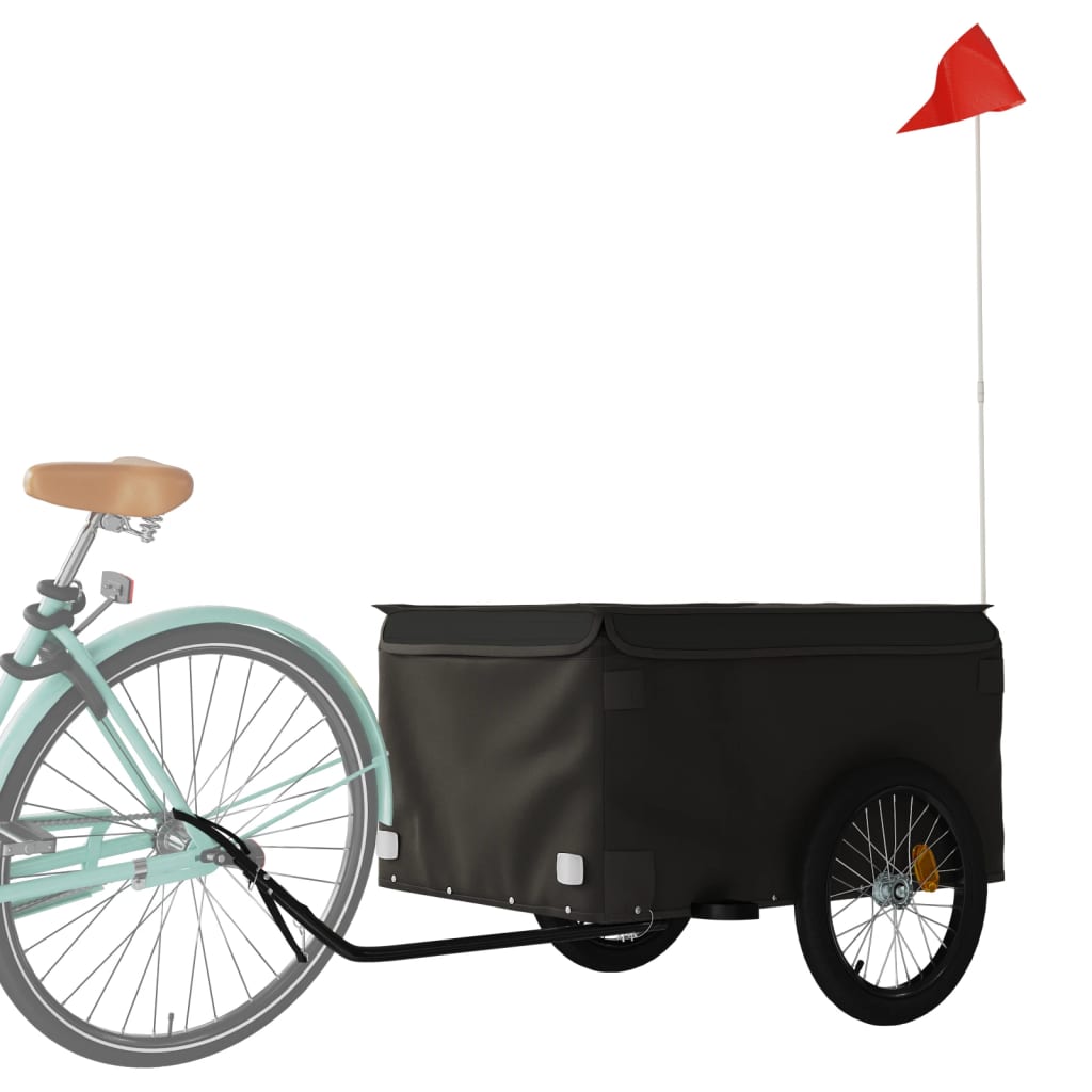 Carrello rimorchio trasporto biciclette 45 kg ferro nero 02_0044072