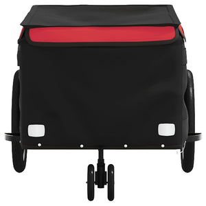Carrello rimorchio trasporto biciclette 30 kg ferro rosso 02_0044173