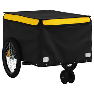 Carrello rimorchio trasporto biciclette 30 kg ferro giallo 02_0044140