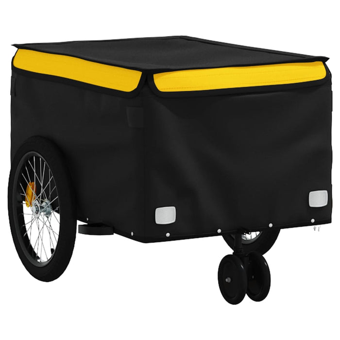 Carrello rimorchio trasporto biciclette 30 kg ferro giallo 02_0044140