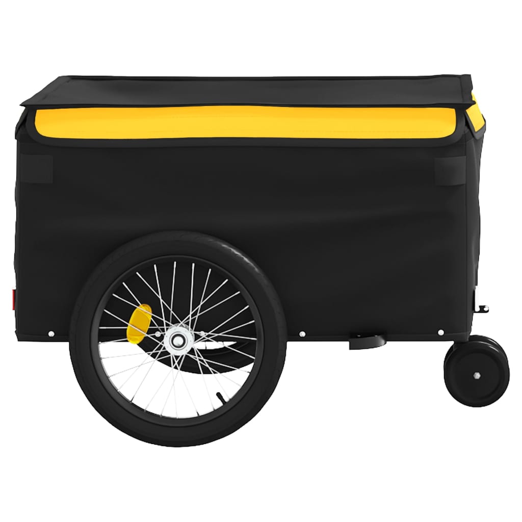 Carrello rimorchio trasporto biciclette 30 kg ferro giallo 02_0044140
