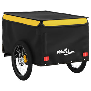 Carrello rimorchio trasporto biciclette 30 kg ferro giallo 02_0044140