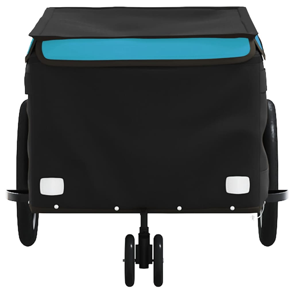 Rimorchio da Bici Nero e Blu 30 kg in Ferro 94100