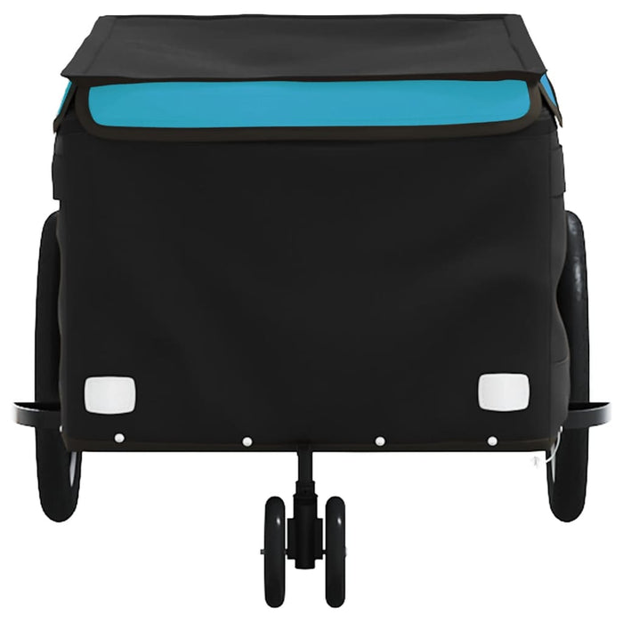 Rimorchio da Bici Nero e Blu 30 kg in Ferro 94100