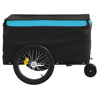 Rimorchio da Bici Nero e Blu 30 kg in Ferro 94100