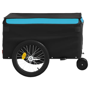 Rimorchio da Bici Nero e Blu 30 kg in Ferro 94100