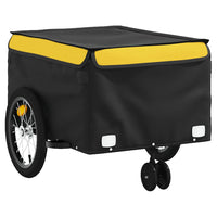 Carrello rimorchio trasporto biciclette 45 kg ferro giallo 02_0044144