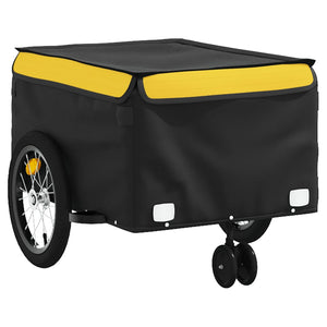 Carrello rimorchio trasporto biciclette 45 kg ferro giallo 02_0044144