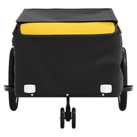 Carrello rimorchio trasporto biciclette 45 kg ferro giallo 02_0044144