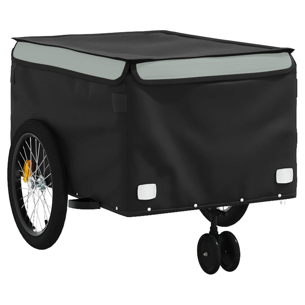 Carrello rimorchio trasporto biciclette 45 kg grigio ghisa 02_0044113