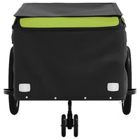 Rimorchio da Bici Nero e Verde 45 kg in Ferro 94116