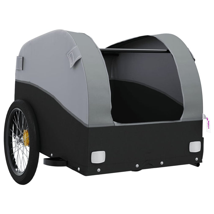 Carrello rimorchio trasporto biciclette 45 kg grigio ghisa 02_0044114