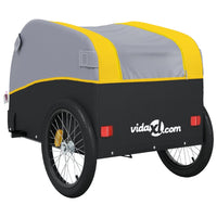 Carrello rimorchio trasporto biciclette 45 kg ferro giallo 02_0044142