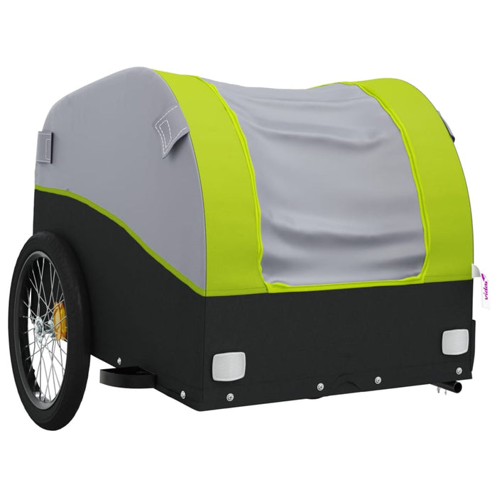 Carrello rimorchio trasporto biciclette 45 kg ferro verde 02_0044127