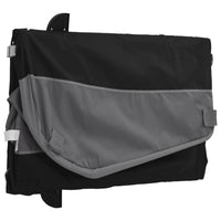 Rimorchio da Bici Nero e Grigio 45 kg in Ferro 94133