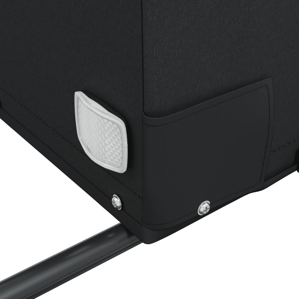 Rimorchio da Bici Nero e Grigio 45 kg in Ferro 94133