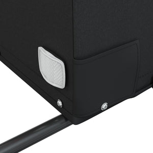 Rimorchio da Bici Nero e Blu 45 kg in Ferro 94135