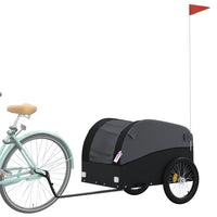 Carrello rimorchio trasporto biciclette 45 kg ferro nero 02_0044078