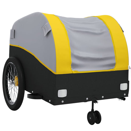 Carrello rimorchio trasporto biciclette 45 kg ferro giallo 02_0044150