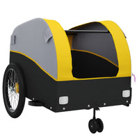Carrello rimorchio trasporto biciclette 45 kg ferro giallo 02_0044150