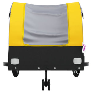 Carrello rimorchio trasporto biciclette 45 kg ferro giallo 02_0044150