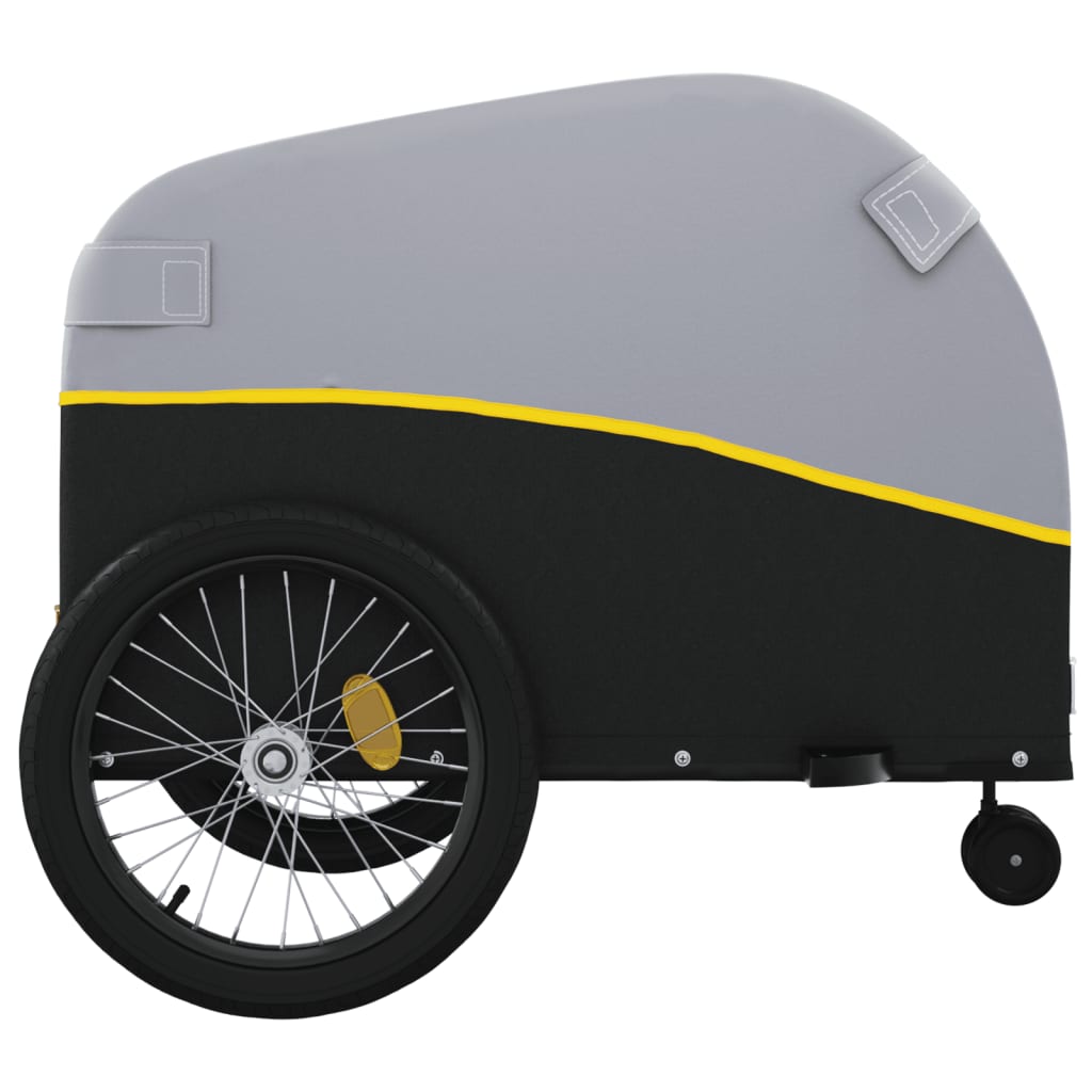 Carrello rimorchio trasporto biciclette 45 kg ferro giallo 02_0044150